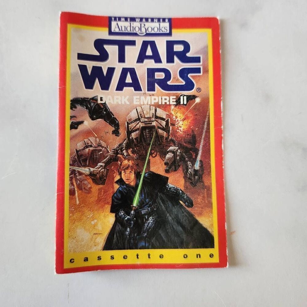 Star Wars Darth Vader vintage cassette tape cover dark empire II Luke lightsaber